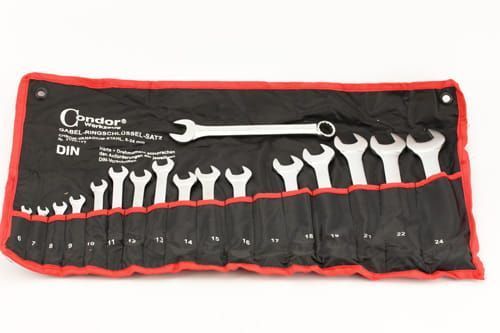 spanner-set 17 stuks. 6-24mm