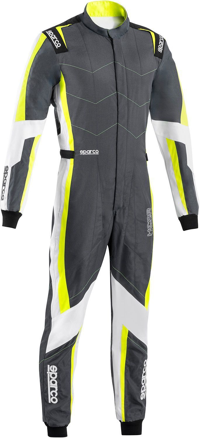Sparco kartoverall Kerb Advanced grijs/geel