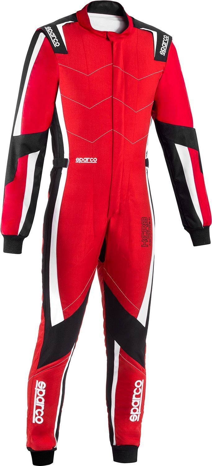 Sparco kartoverall Kerb Advanced rood/wit