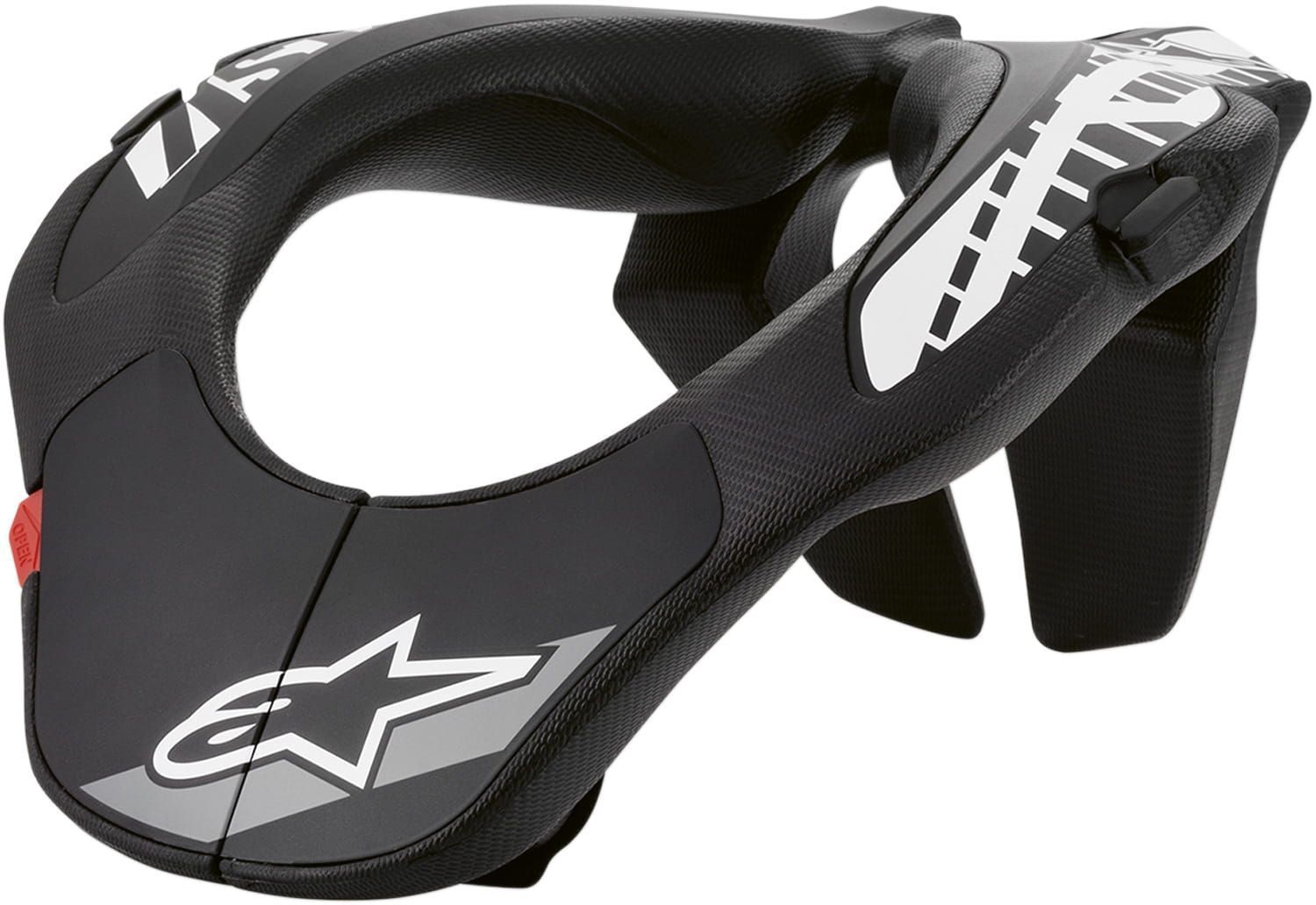 Alpinestars nekbeschermer kinderen zwart/wit