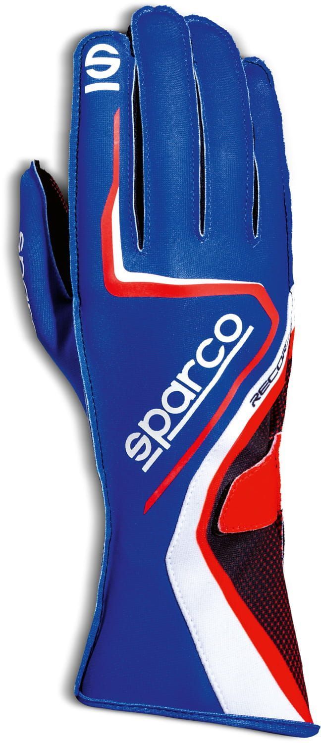 Sparco karthandschoenen Record blauw/rood
