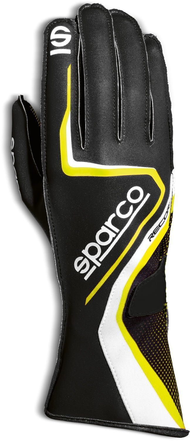 Sparco karthandschoenen Record zwart/geel