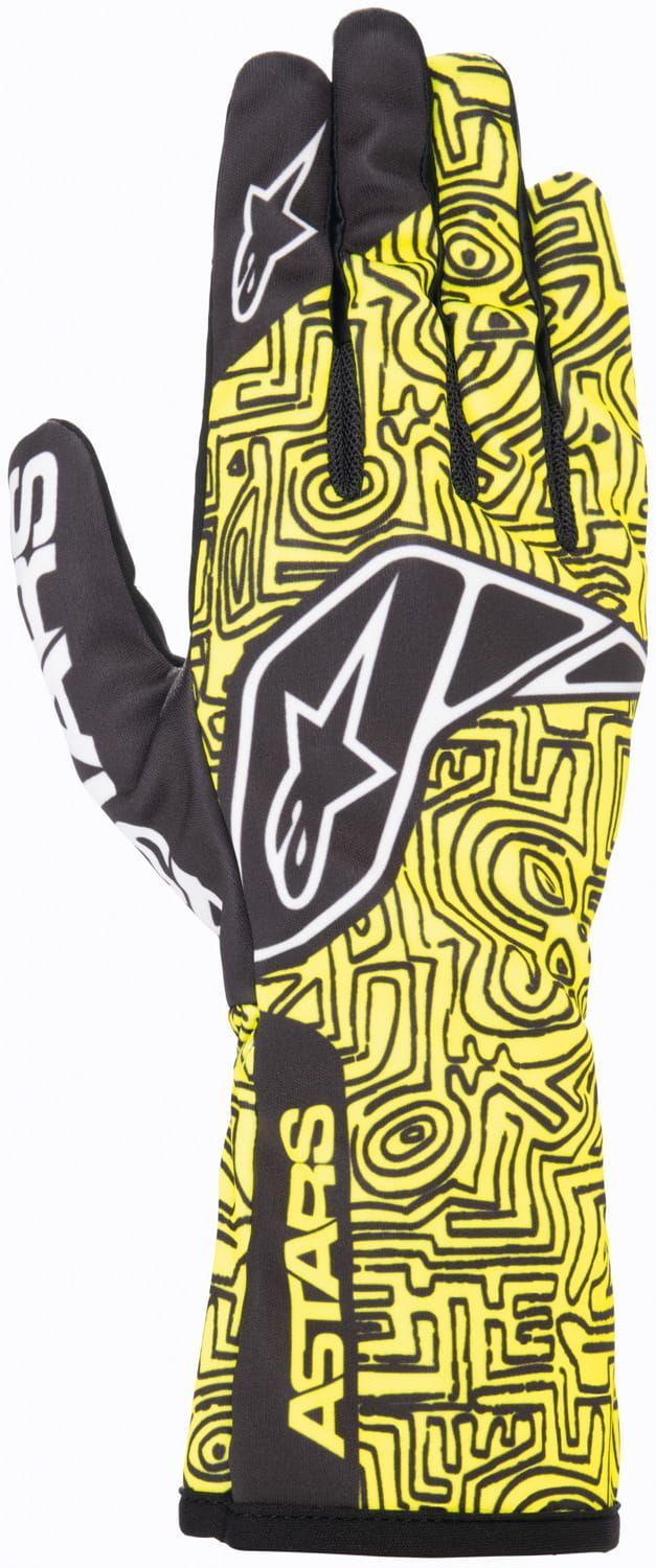 Alpinestars karthandschoen Race v2 Vertical geel/zwart