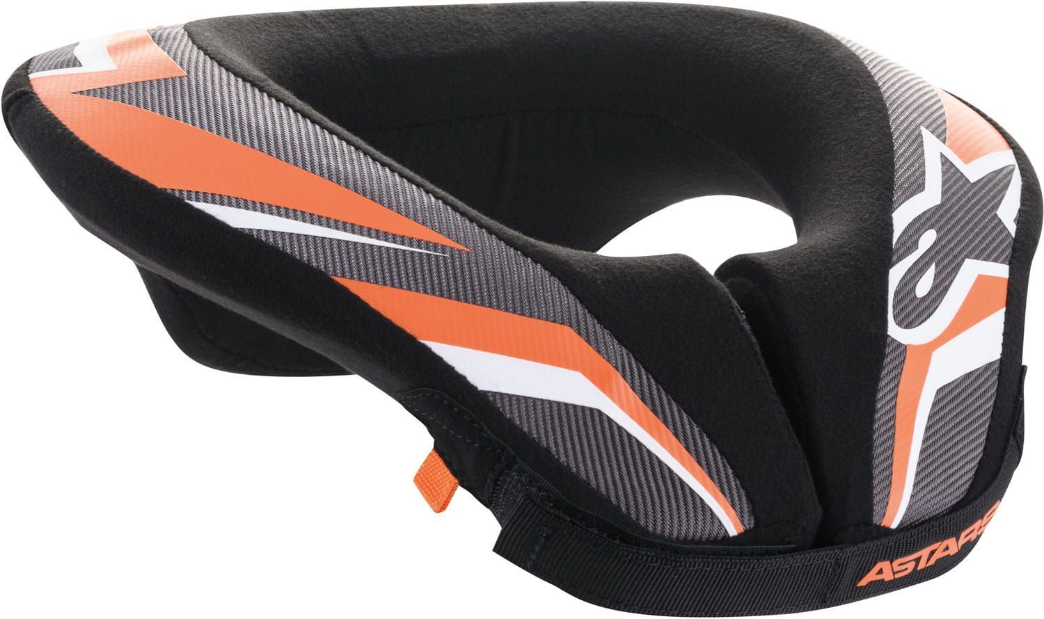 Alpinestars nekbeschermer Sequence zwart/grijs/oranje
