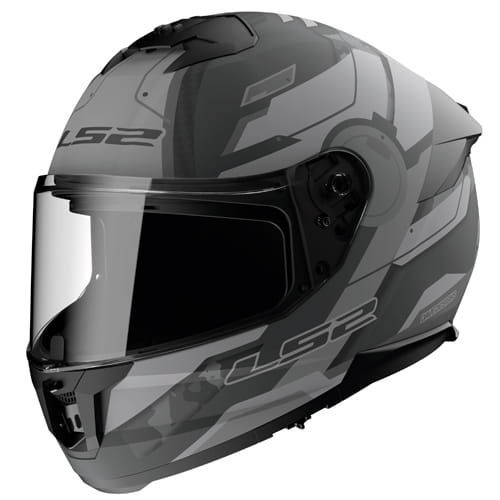 LS2 helm FF808 Stream Shadow mat/titanium grijs
