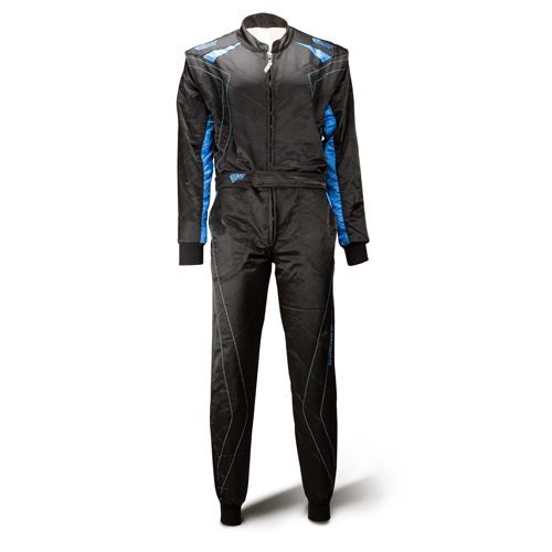 Speed kartoverall Silverstone RS-2 zwart/blauw