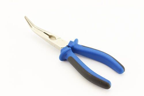 Punttang gebogen 200mm