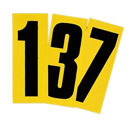 Nummersticker 0 t/m 9