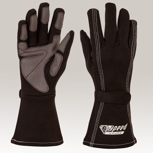 Speed karthandschoenen Auckland G-1 zwart