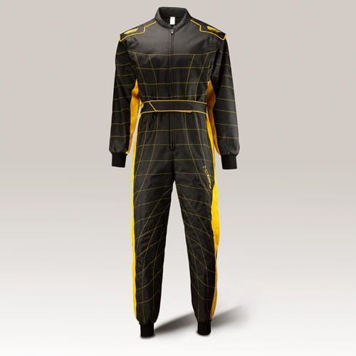 Speed kartoverall Cordura Atlanta CS-2 zwart/geel