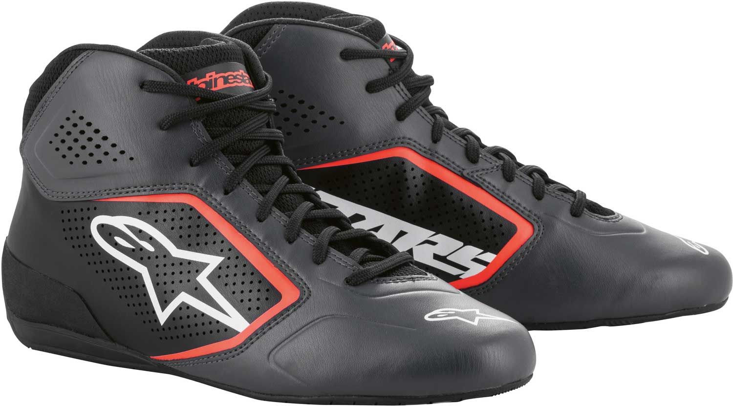 Alpinestars kartschoenen Tech 1k start v2 zwart/grijs/oranje