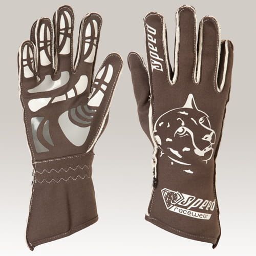 Speed karthandschoenen Melbourne G-2 grijs/wit