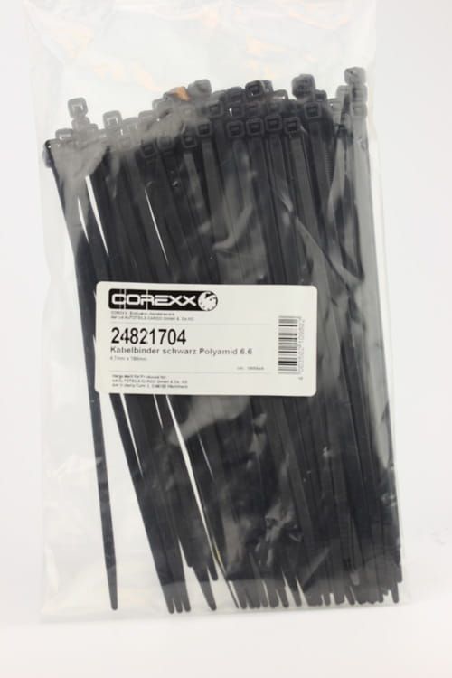 Kabelbinders  4,7x200mm 100stuks