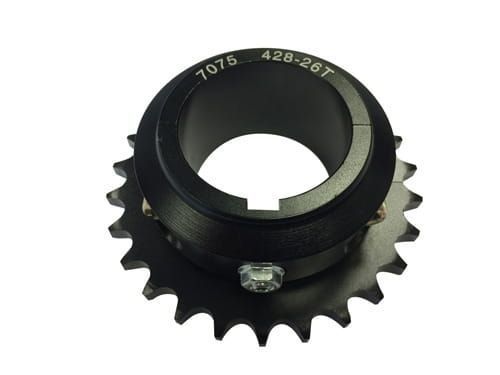 Tandwiel 428 Split Aluminium 50MM