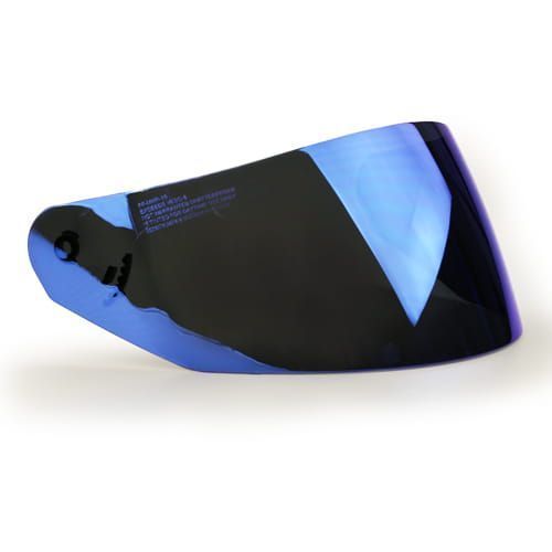 LS2 vizier Rookie blauw spiegel
