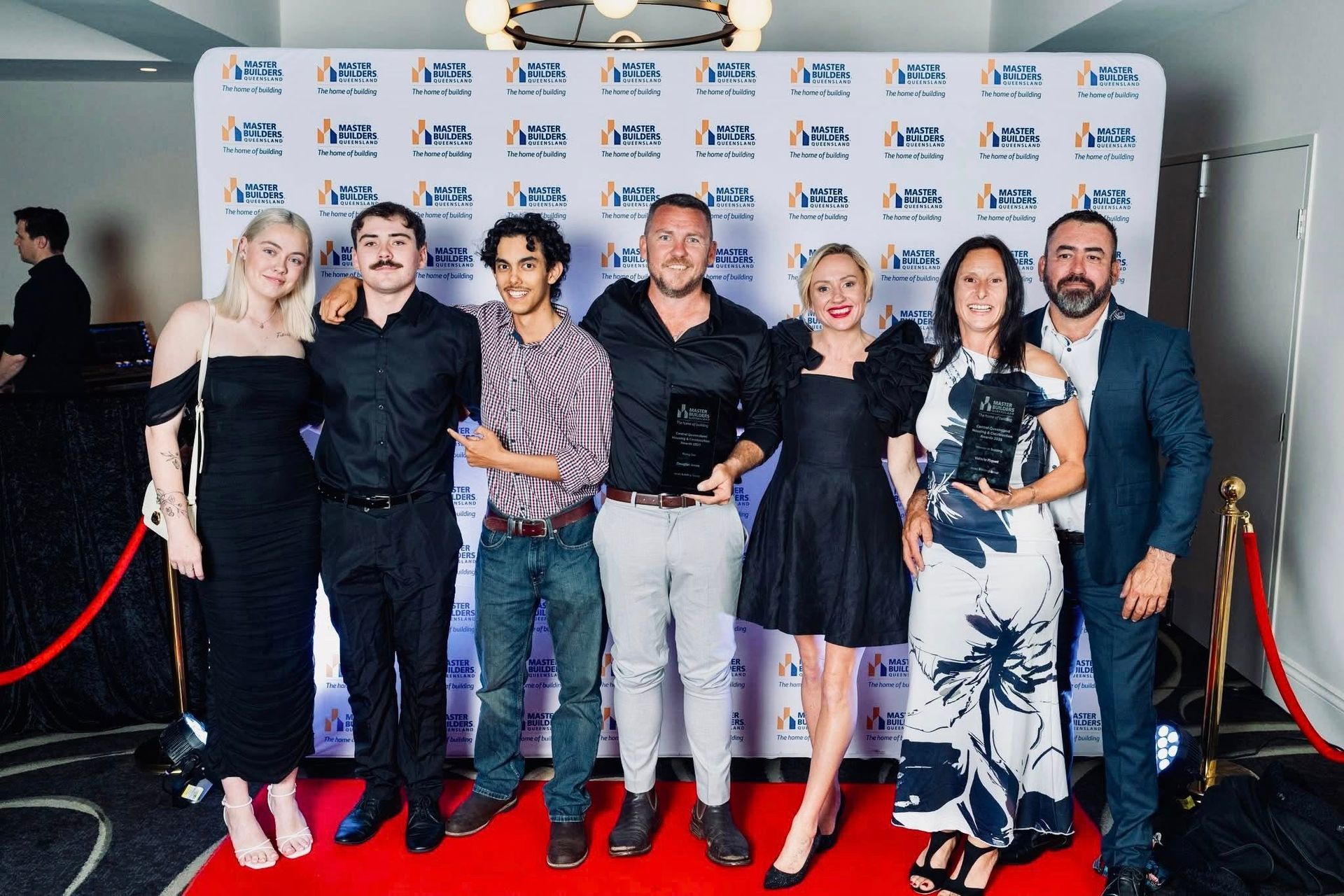 Group of People Holding Awards — Jones Building Group in Yeppoon, QLD