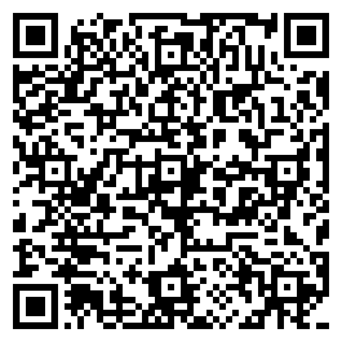 A black and white qr code on a white background.