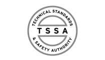 TSSA logo with circular “Technical Standards Safety Authority” text around bold initials.