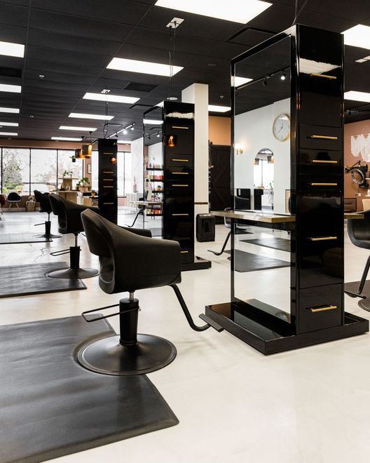 SALON FRONT DESK, CUSTOM MADE SALON FURNITURE.