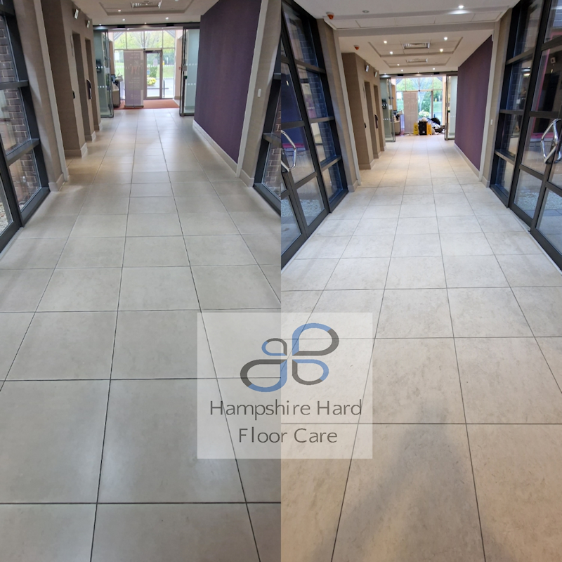 Commercial Tiled FLoor Cleaning