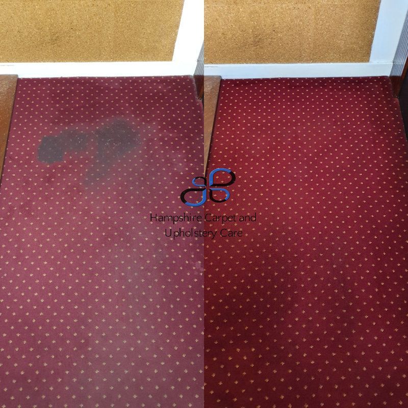 Carpet stain removal