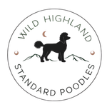 Wild Highland Standard Poodles logo