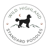 Wild Highland Standard Poodles logo