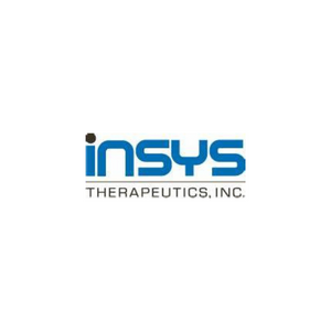 Insys Therapeutics, Inc. logo in blue and gray text on a white background