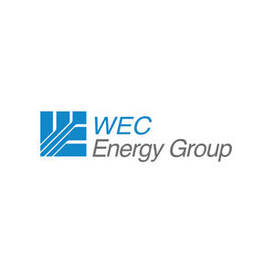 WEC Energy Group logo in blue and gray on a white background