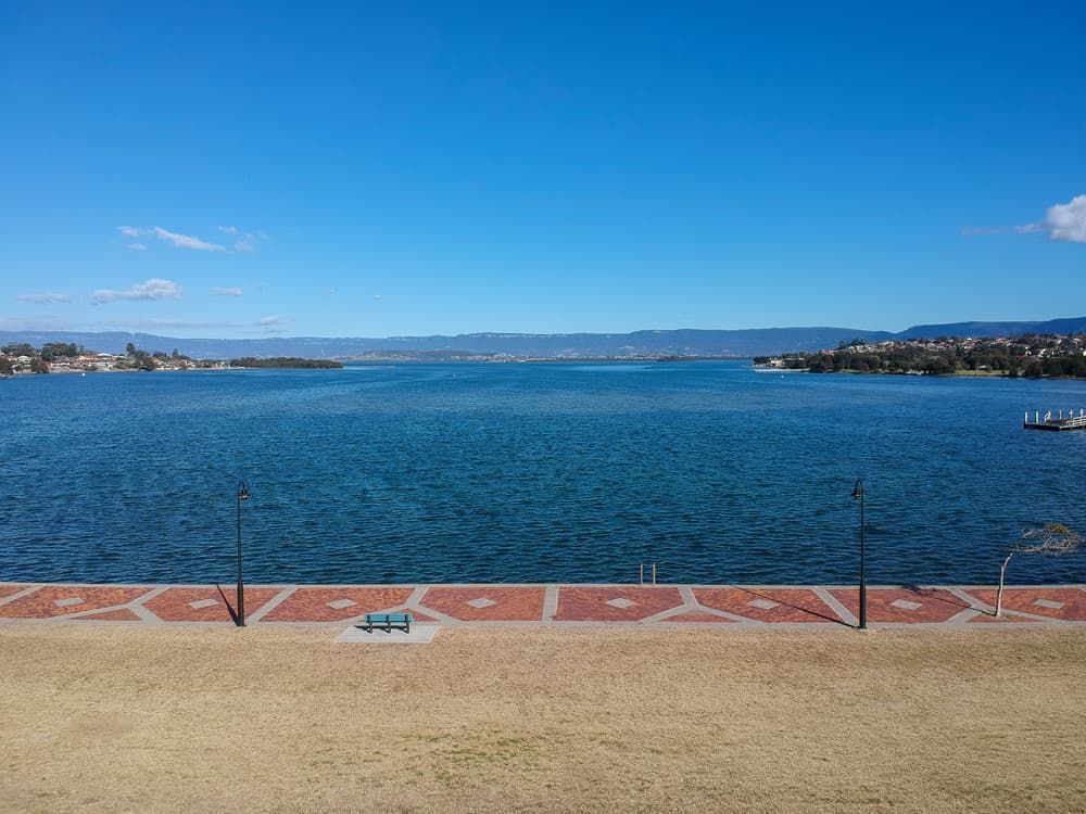 An Aerial View of A Large Body of Water — Complete Clean Home Cleaning in Northern Illawarra, NSW