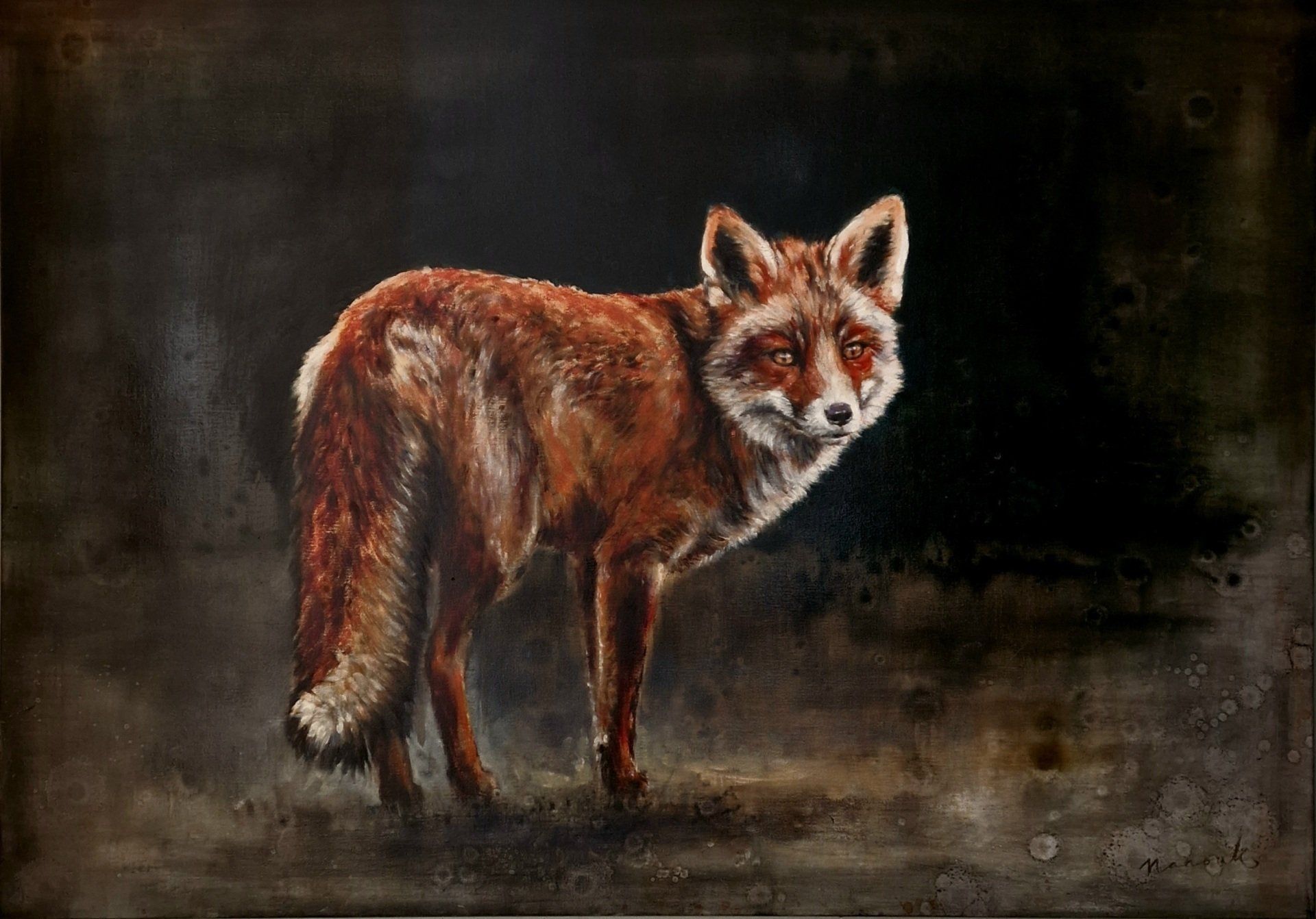 schilderij-vos