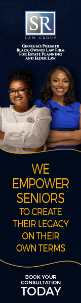 A poster that says we empower seniors to create their legacy on their own terms
