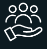 Hand cradling three person icons. | Automotive Excellence