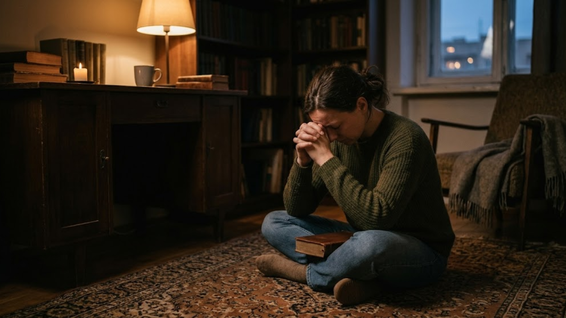 prayer for help during difficult times in quiet room