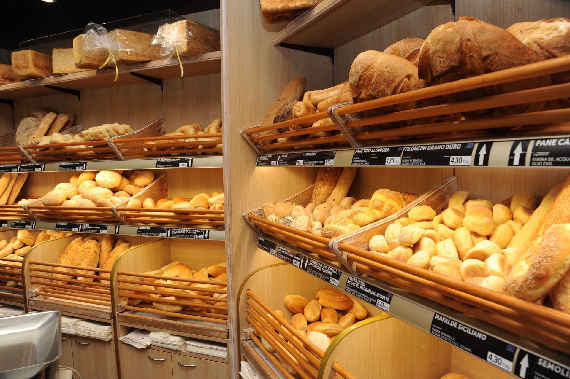 Pane e focacce artigianali.