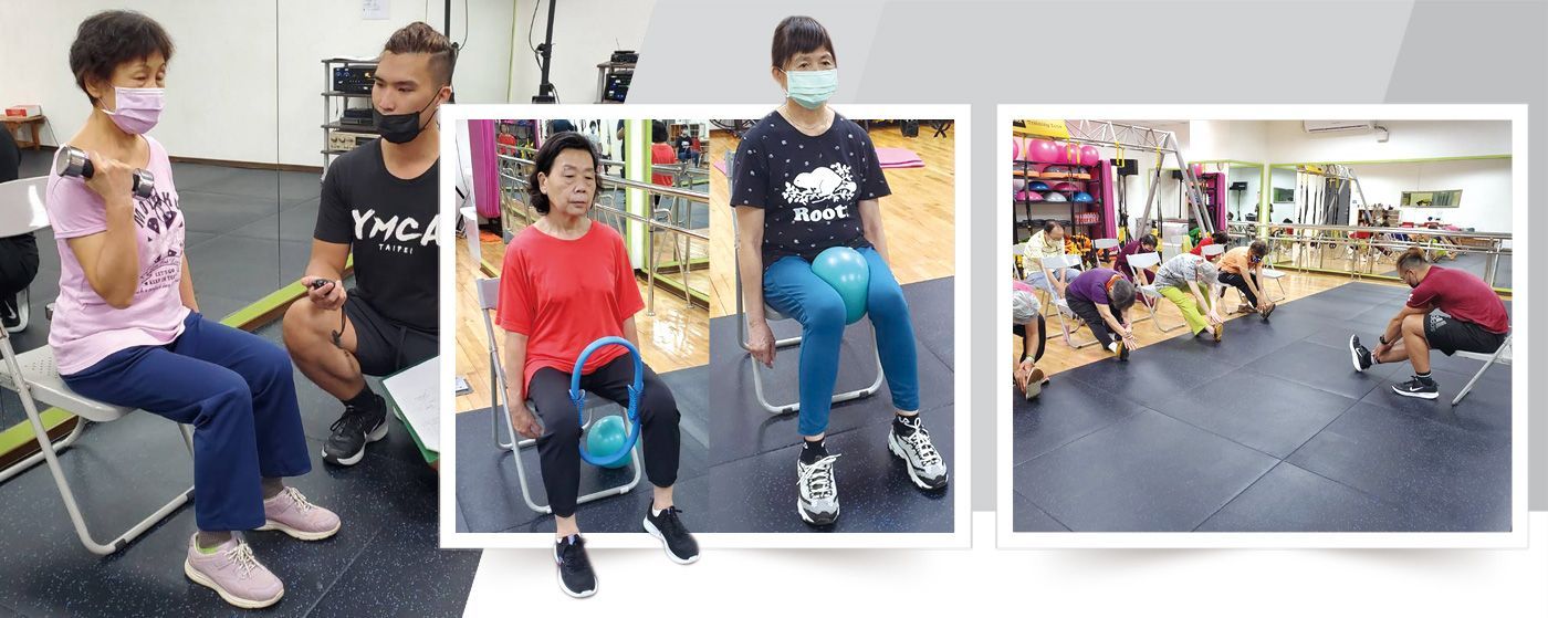 ▲臺北樂齡健康運動站「樂齡阻力課程」
(主辦：臺北市政府社會局-福中里辦公處、協辦：臺北市士林運動中心)