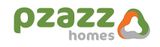 A green and orange logo for piazza homes