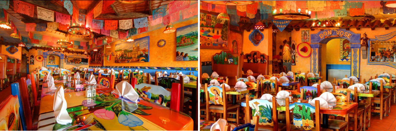 Spacious seating , great food Don Jose Mexican Restaurant