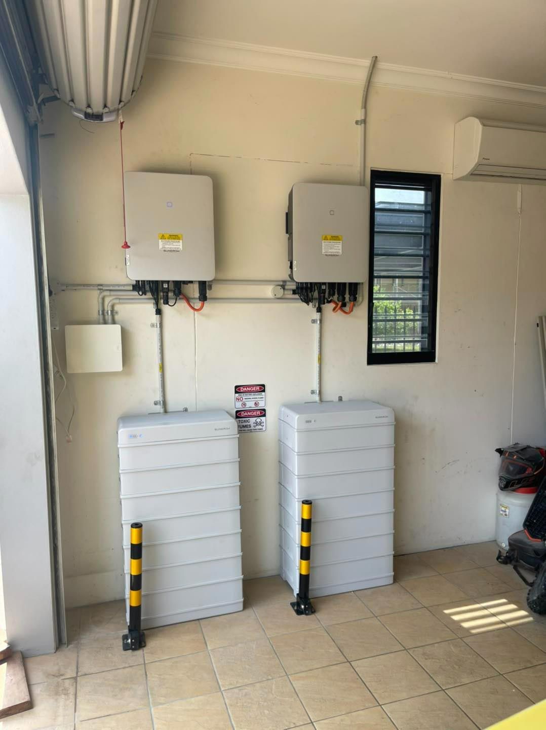 Newly Installed Solar Battery Systems