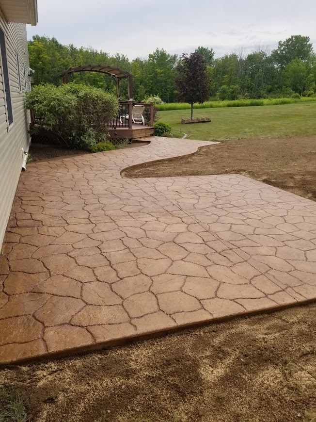 Concrete Stamped — Clinton, NY — CNY Custom Concrete & Masonry