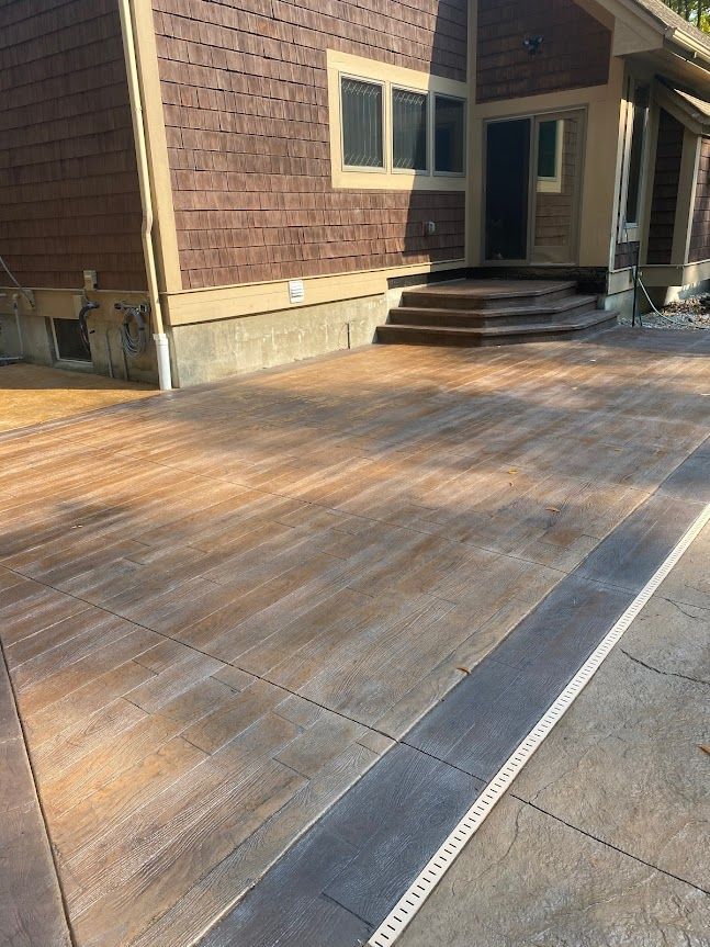 Elegant Floor of Patio — Clinton, NY — CNY Custom Concrete & Masonry