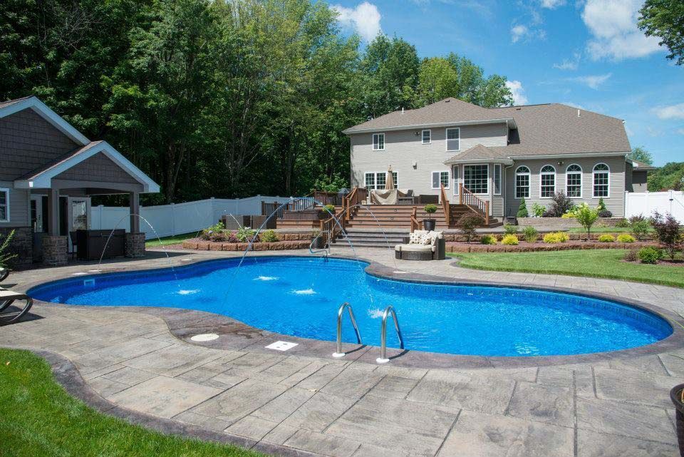 Minimal pool — Clinton, NY — CNY Custom Concrete & Masonry
