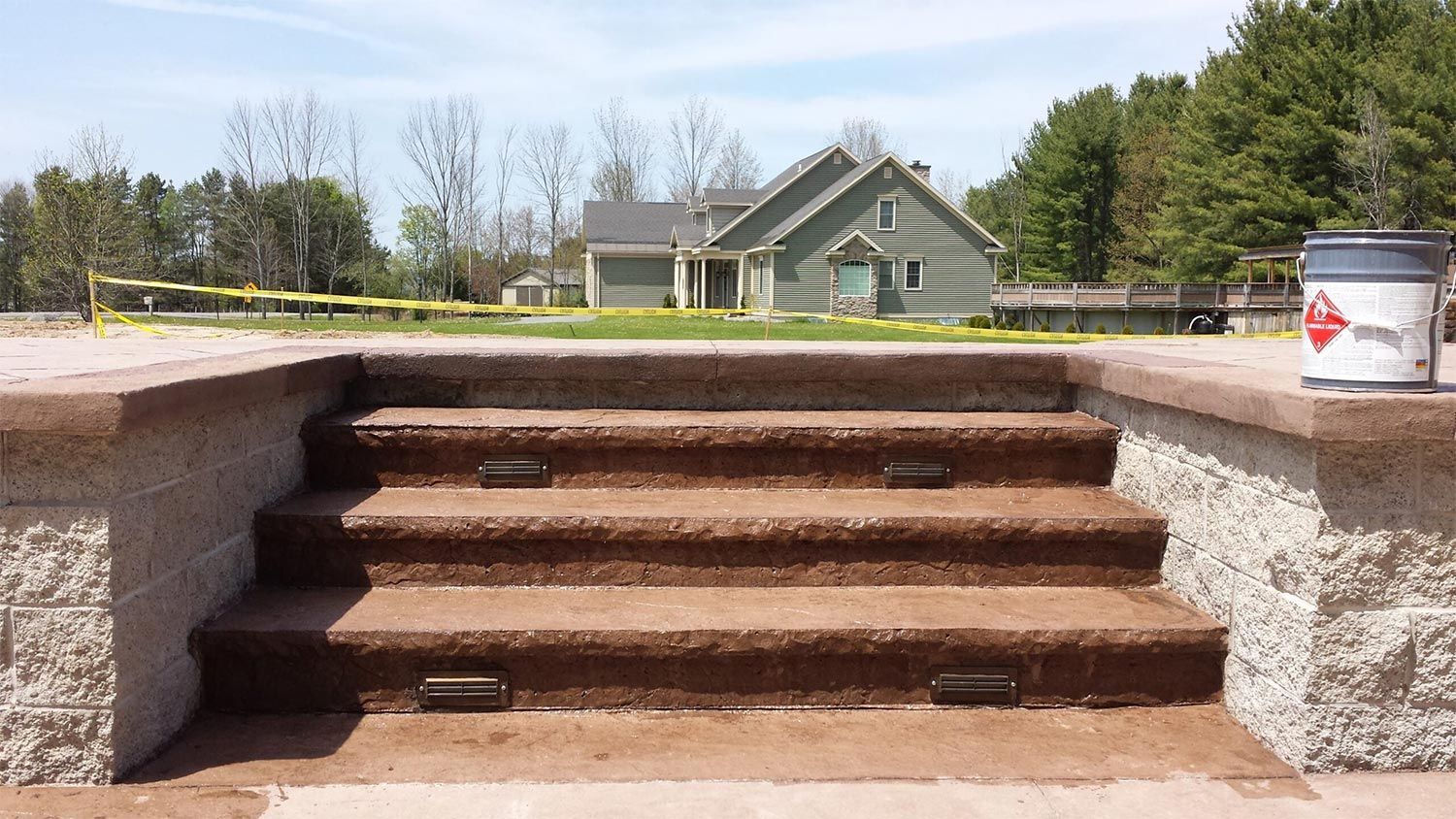 New Concrete Stair — Clinton, NY — CNY Custom Concrete & Masonry