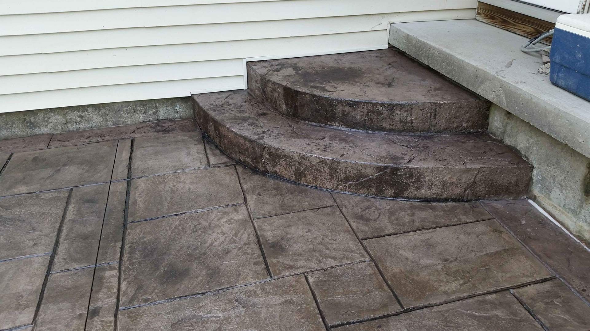 Concrete Staircase — Clinton, NY — CNY Custom Concrete & Masonry