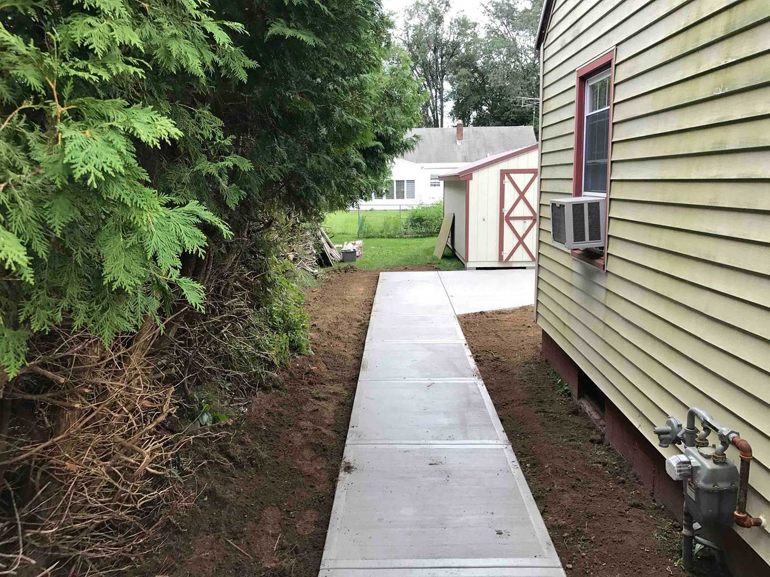 Simple Walkway — Clinton, NY — CNY Custom Concrete & Masonry