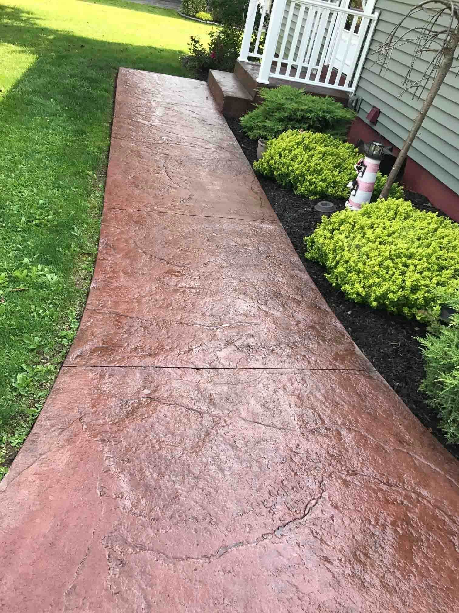 Straight Walkway — Clinton, NY — CNY Custom Concrete & Masonry