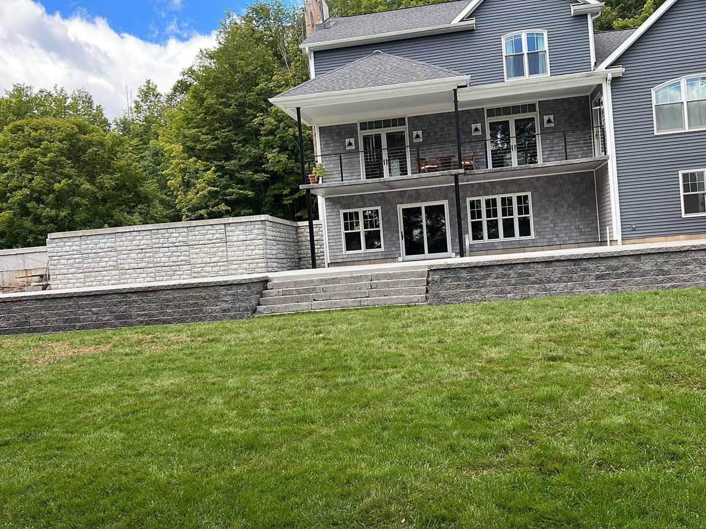 Residential Concrete Wall — Clinton, NY — CNY Custom Concrete & Masonry