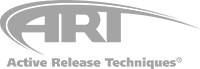 ARI Active Release Techniques logo in gray and white
