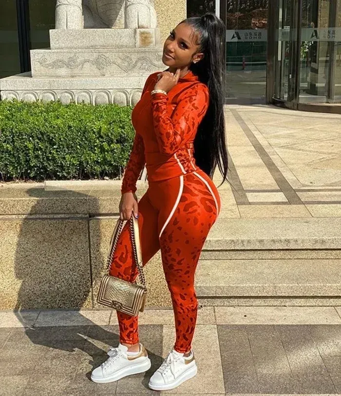 2 piece Red fashion set