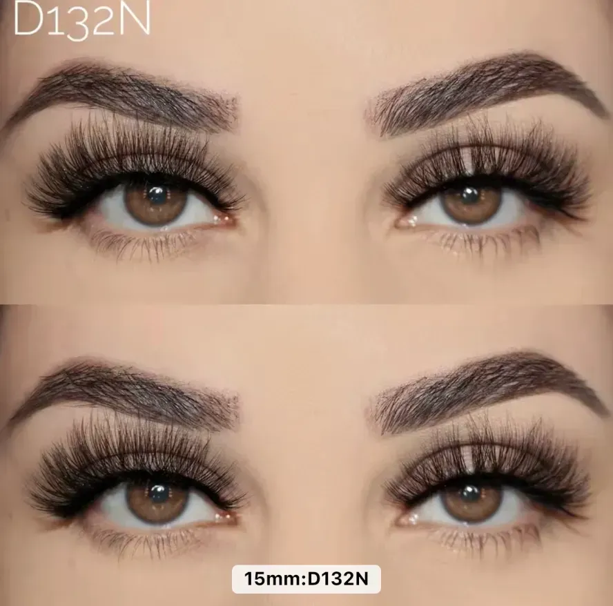 D132N | fluffy faux mink lash strips